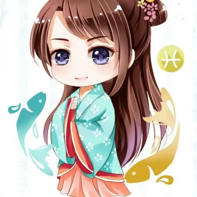 Hình ảnh 12 cung hoàng đạo chibi nữ 17