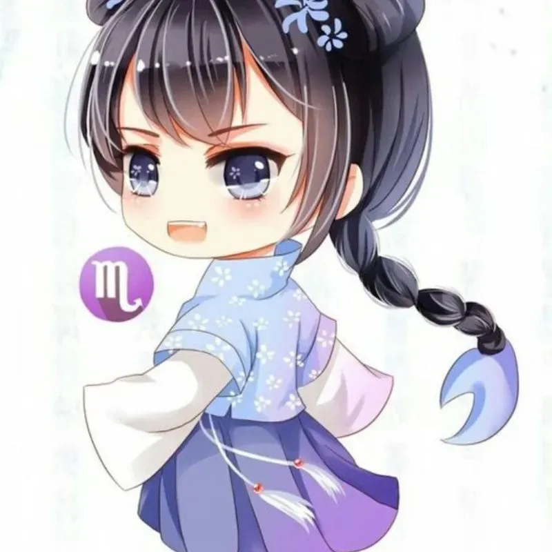 Hình ảnh 12 cung hoàng đạo chibi nữ 13