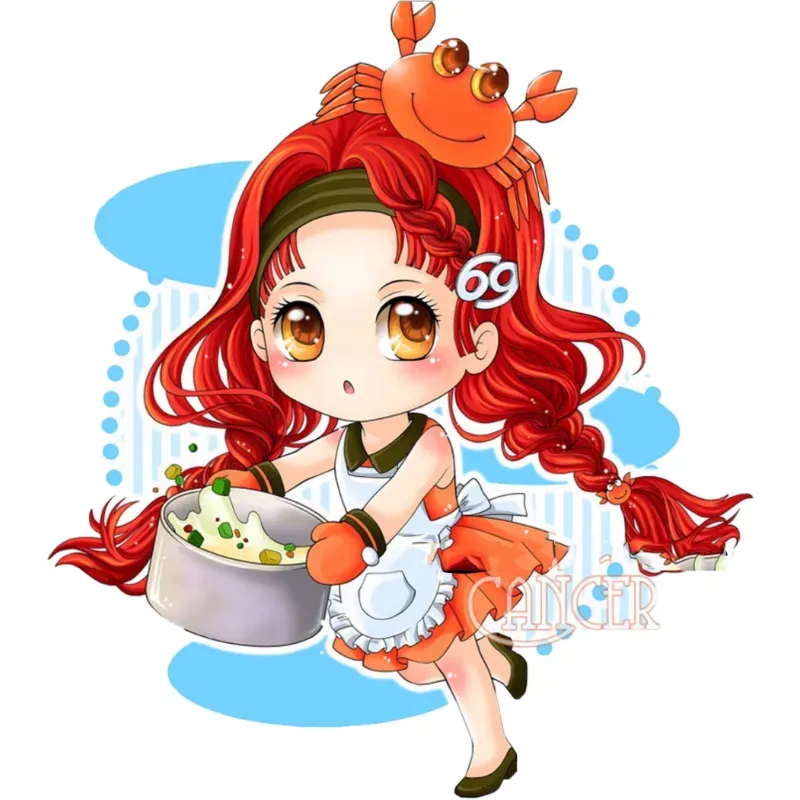 Hình ảnh 12 cung hoàng đạo chibi nữ 32