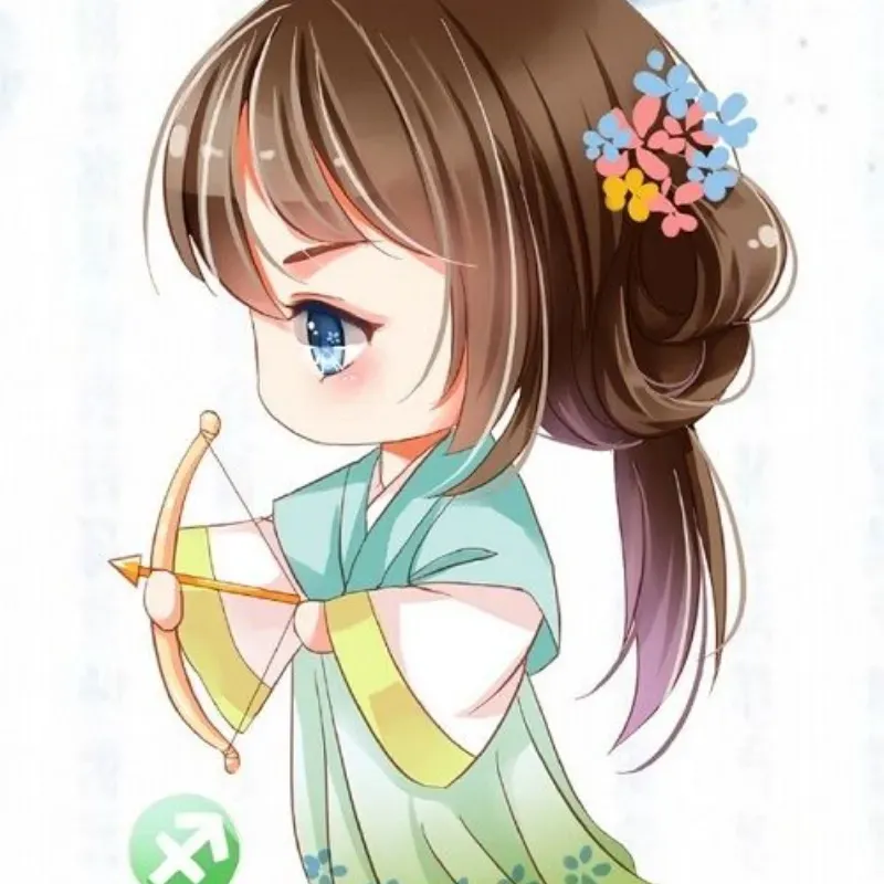 Hình ảnh 12 cung hoàng đạo chibi nữ 21