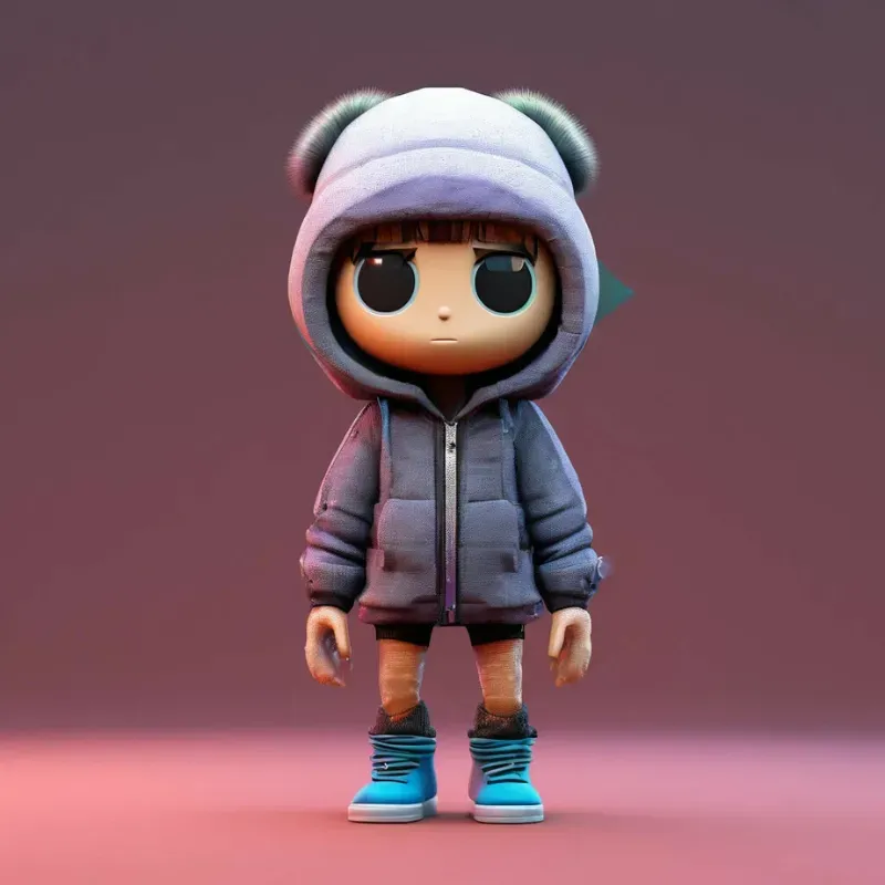 Hình ảnh 3D chibi  2