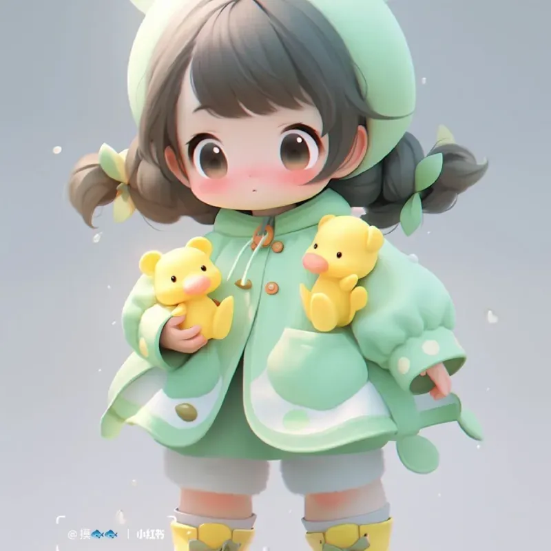 Hình ảnh 3D chibi  9