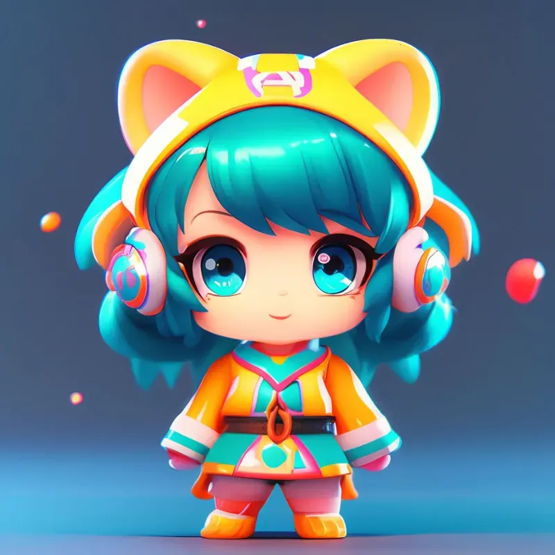 Hình ảnh 3D chibi  1