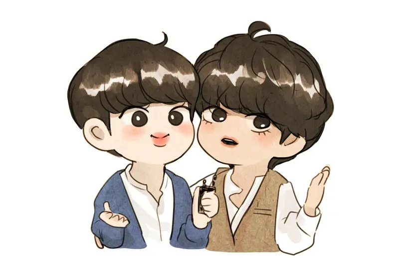 ảnh bts chibi 41