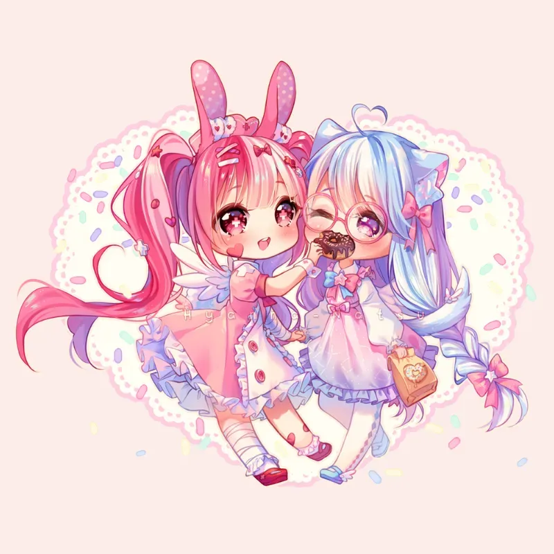 ảnh chibi bạn thân 18