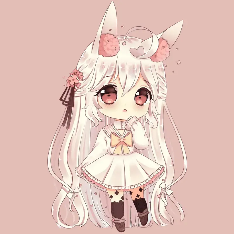 ảnh chibi buồn nữ 45