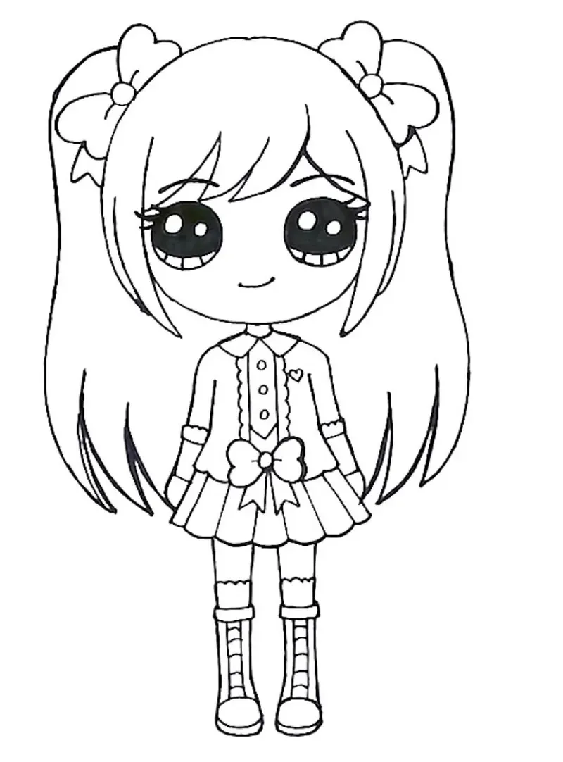 ảnh chibi không màu 23