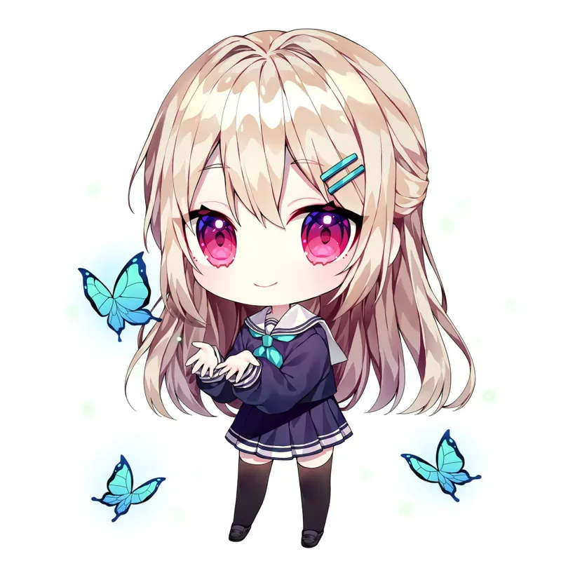 Ảnh chibi nữ cute 14