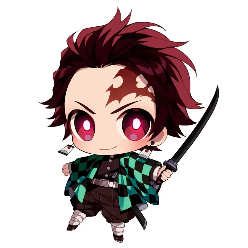 ảnh kimetsu yaiba chibi 3