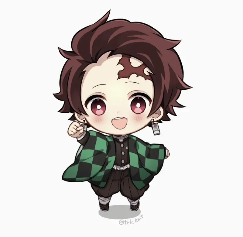 ảnh kimetsu yaiba chibi 34