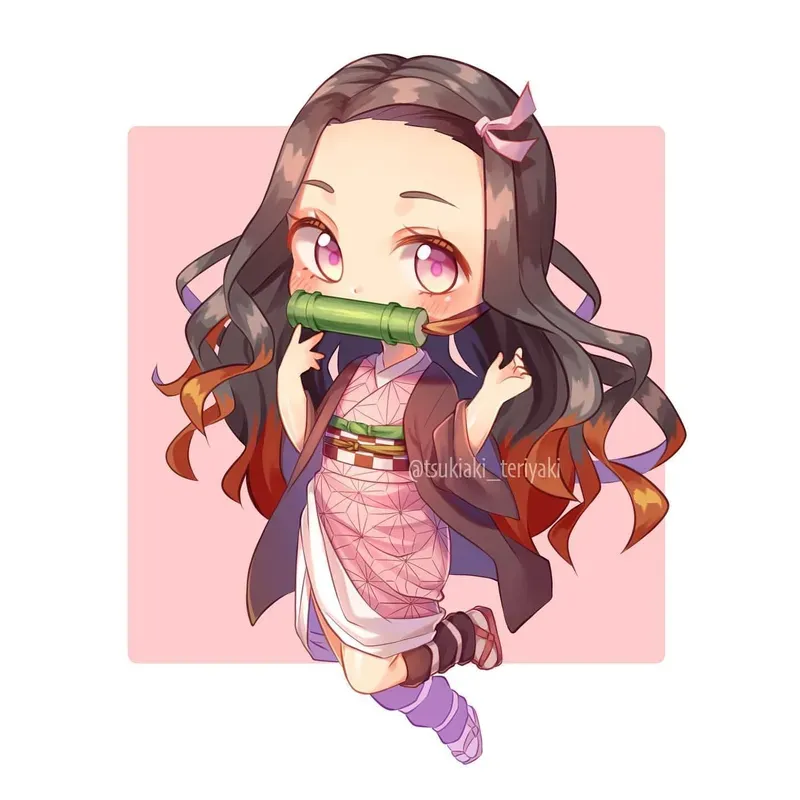 ảnh kimetsu yaiba chibi 32