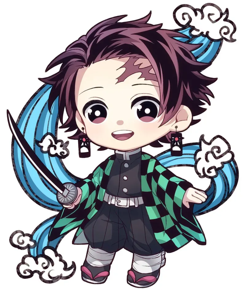 ảnh kimetsu yaiba chibi 5