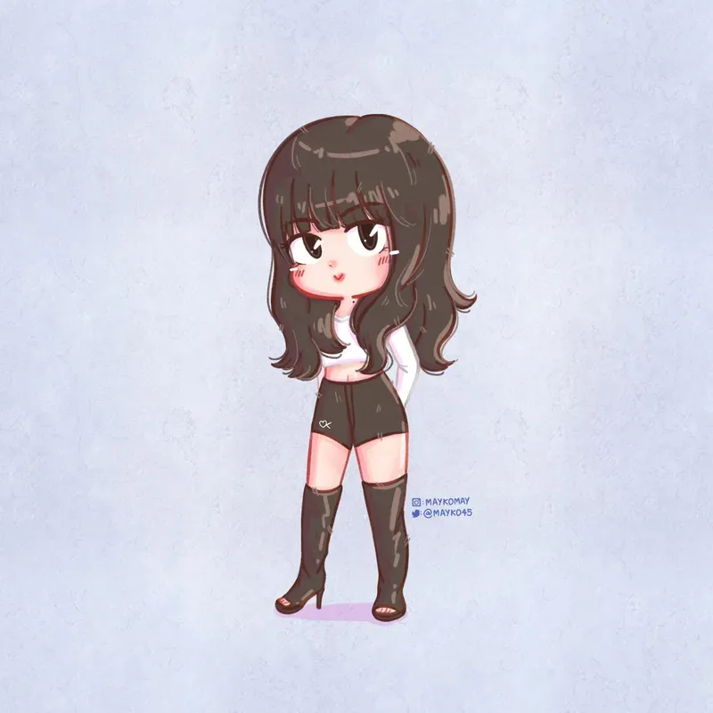 ảnh lisa chibi 5