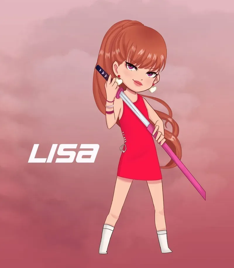 ảnh lisa chibi 12