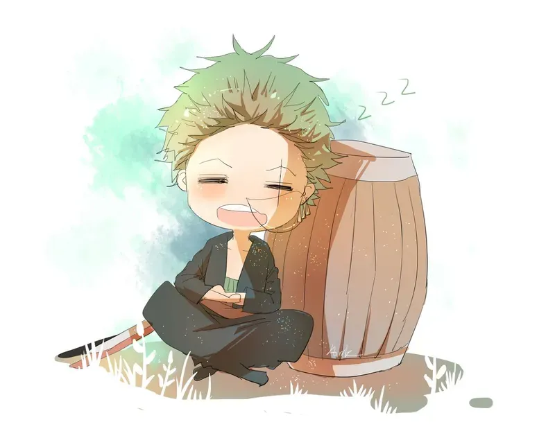 ảnh zoro chibi ngầu nhất 13