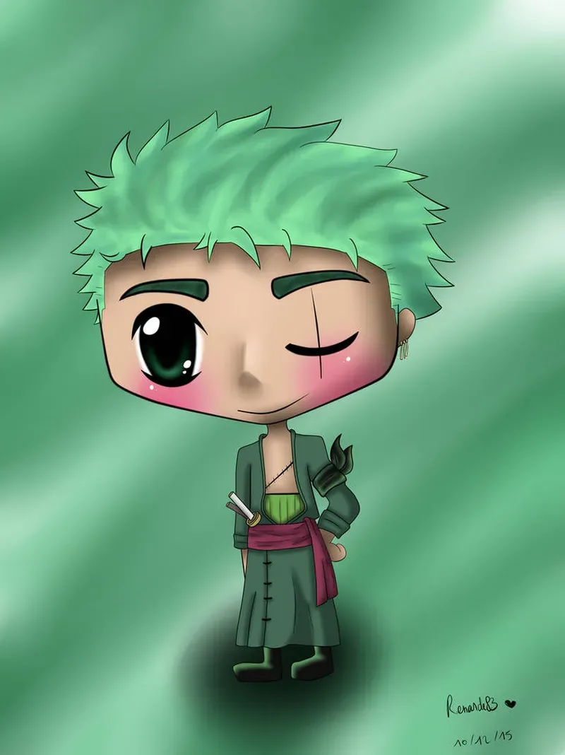 ảnh zoro chibi ngầu nhất 17