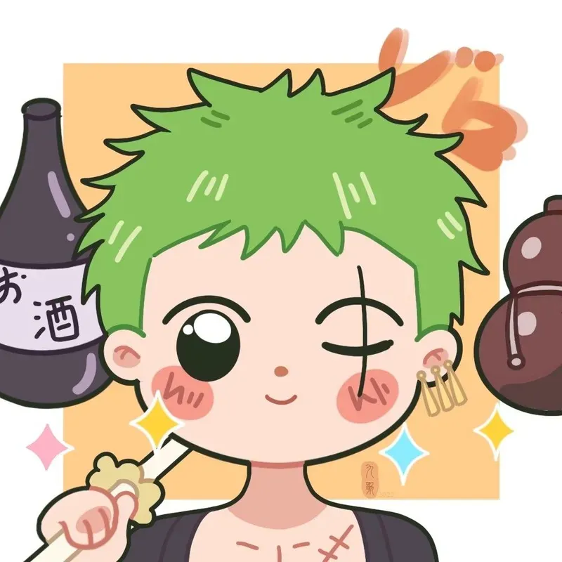 ảnh zoro chibi ngầu nhất 23