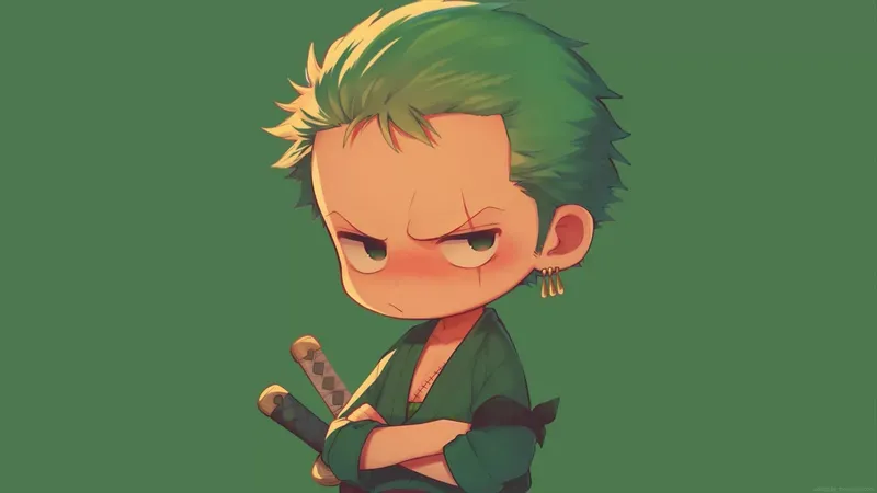 ảnh zoro chibi ngầu nhất 6