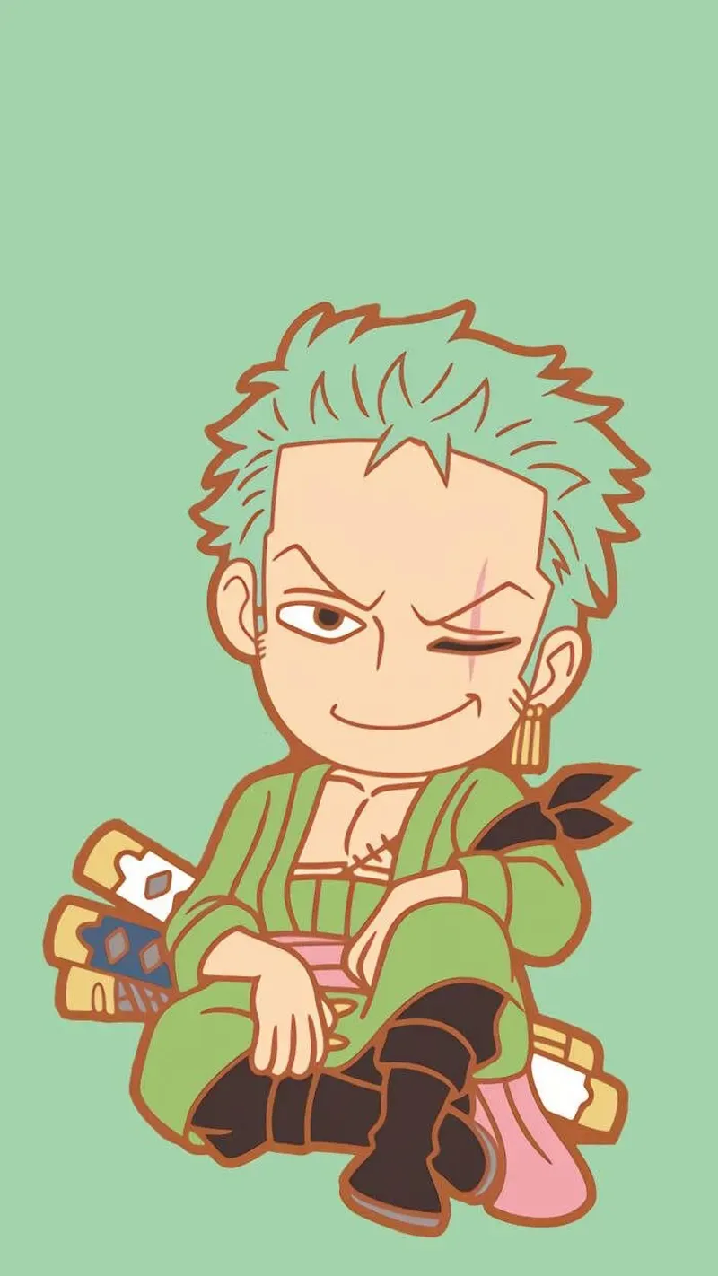 ảnh zoro chibi ngầu nhất 12