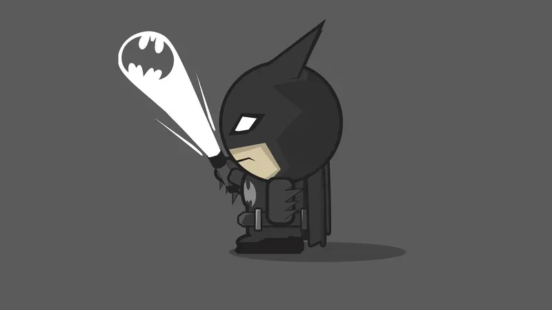 Hình ảnh Batman chibi 2