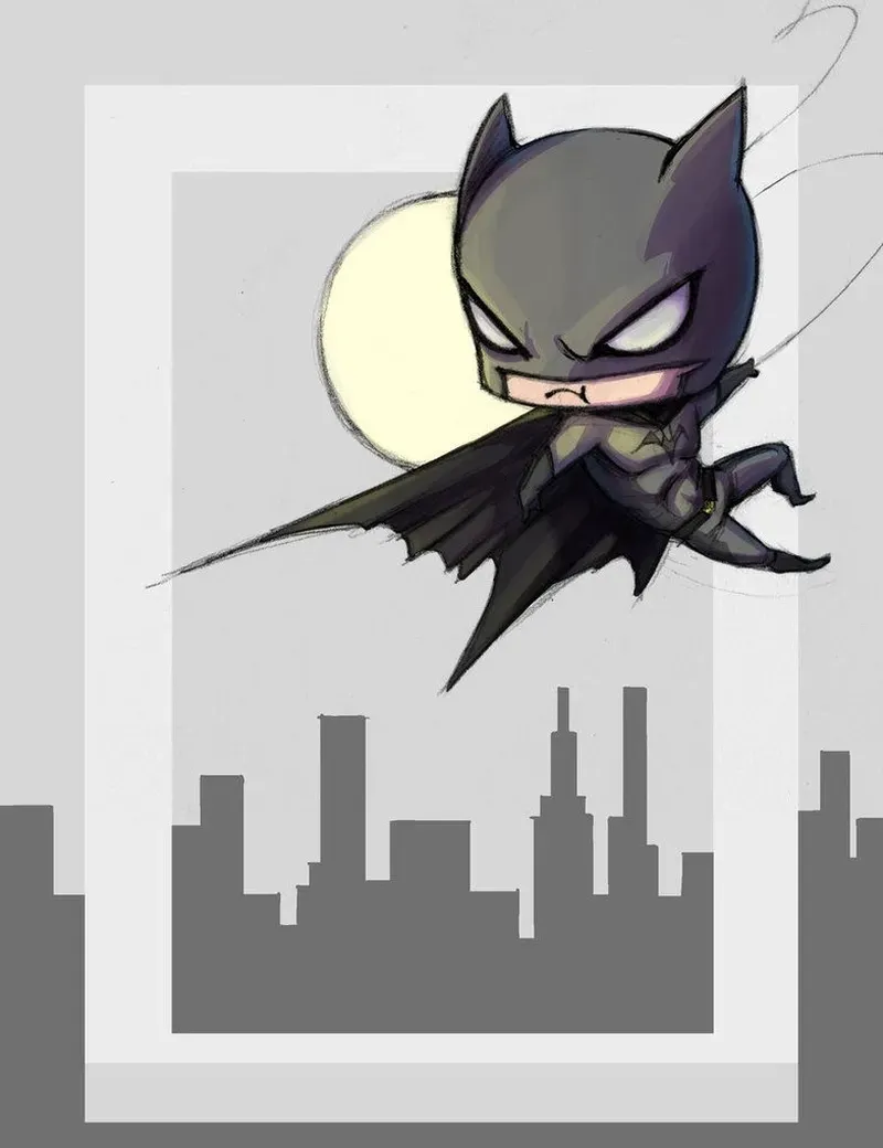 Hình ảnh Batman chibi 14