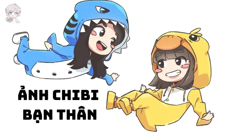 Top 50+ ảnh chibi bạn thân vui nhộn thêm gắn kết