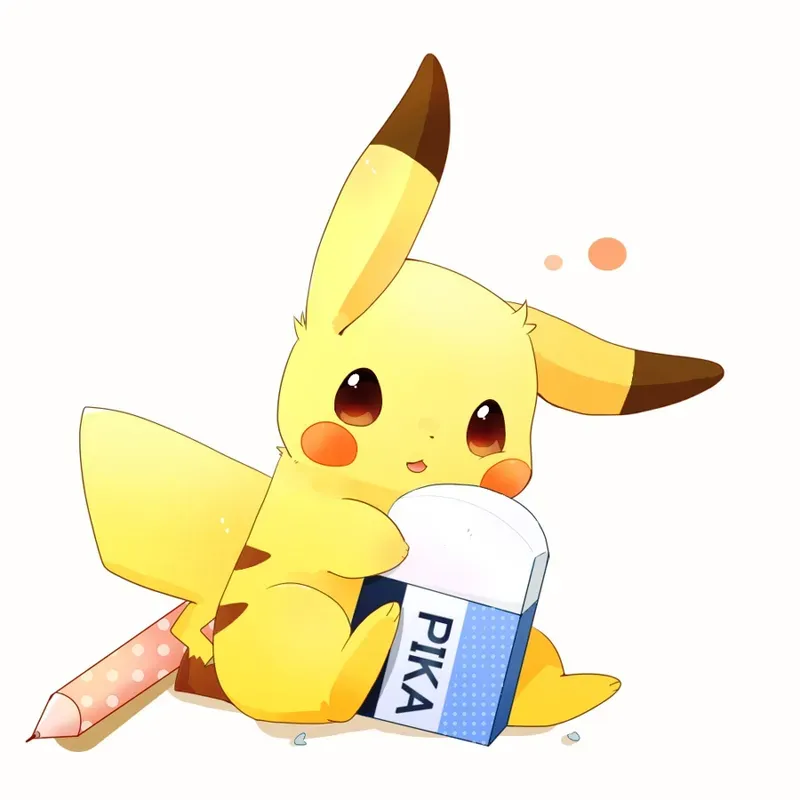 chibi ảnh pikachu cute 9