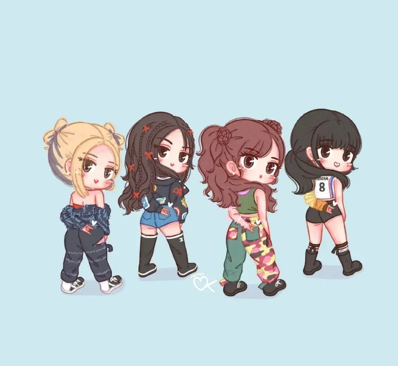 ảnh chibi Blackpink 16