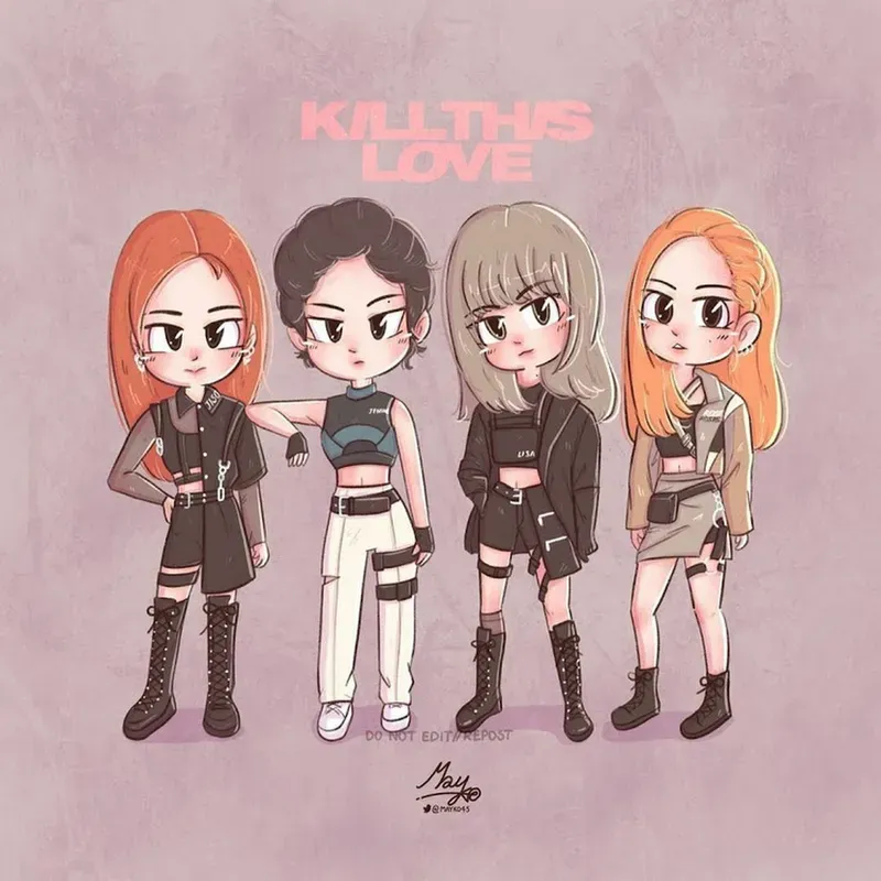 ảnh chibi Blackpink 18