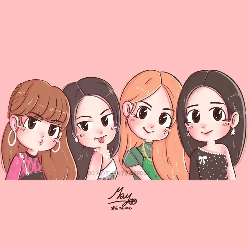 ảnh chibi Blackpink 19