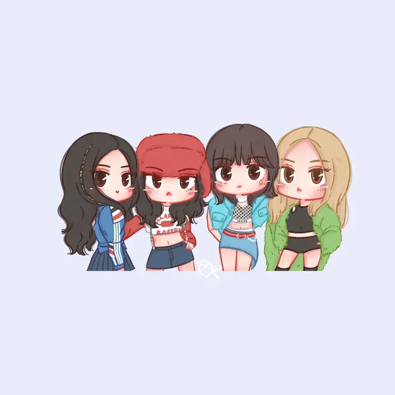 ảnh chibi Blackpink 21