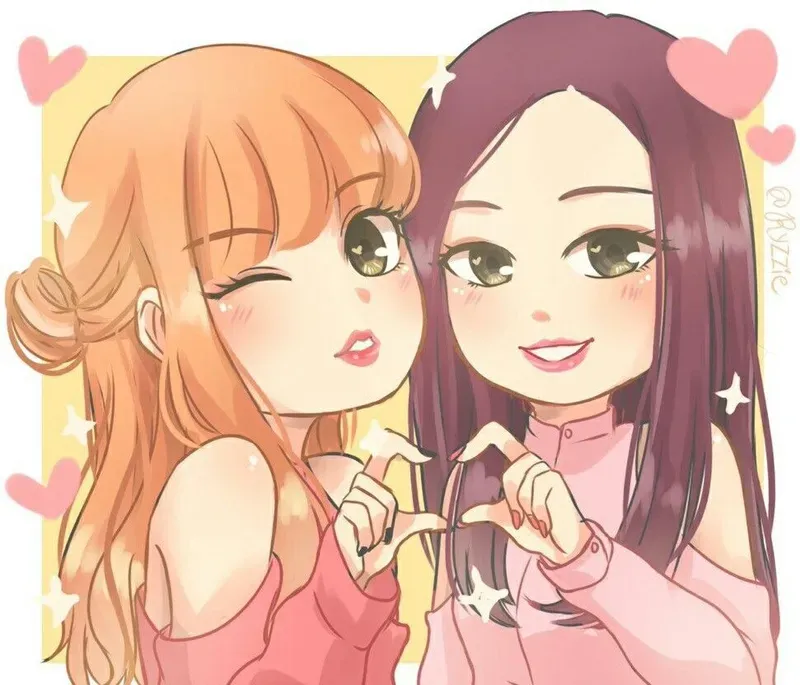 ảnh chibi Blackpink 31