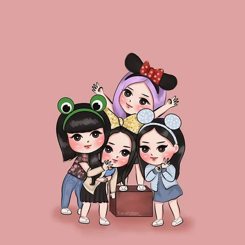 ảnh chibi Blackpink 35