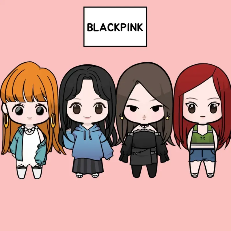 ảnh chibi Blackpink 9