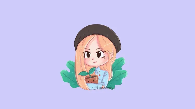 ảnh chibi Blackpink 39