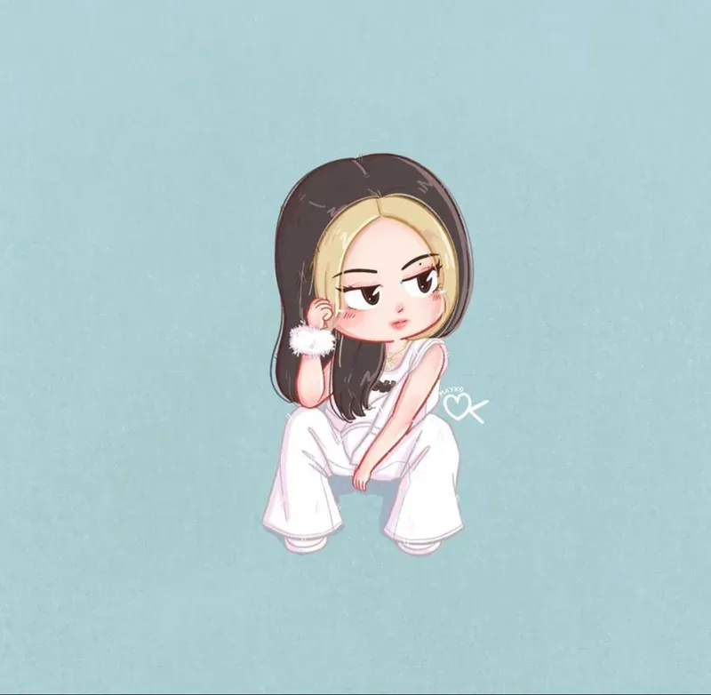 ảnh chibi Blackpink 40