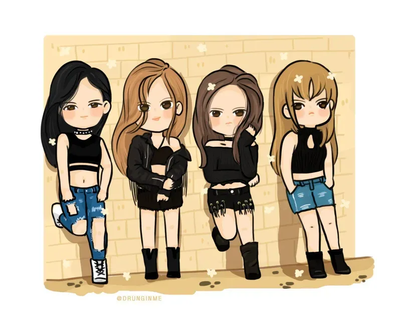 ảnh chibi Blackpink 10