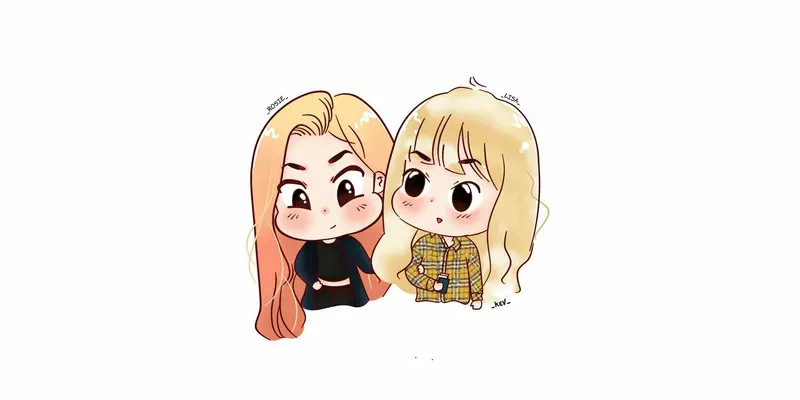 ảnh chibi Blackpink 42