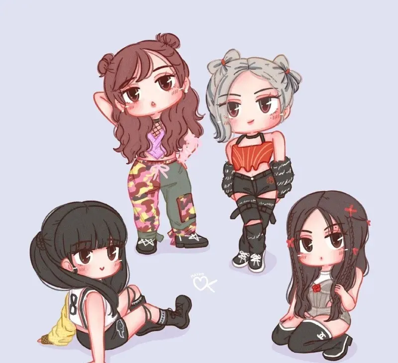 ảnh chibi Blackpink 14