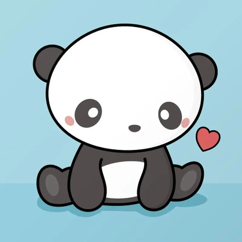 Hình ảnh chibi Panda 17