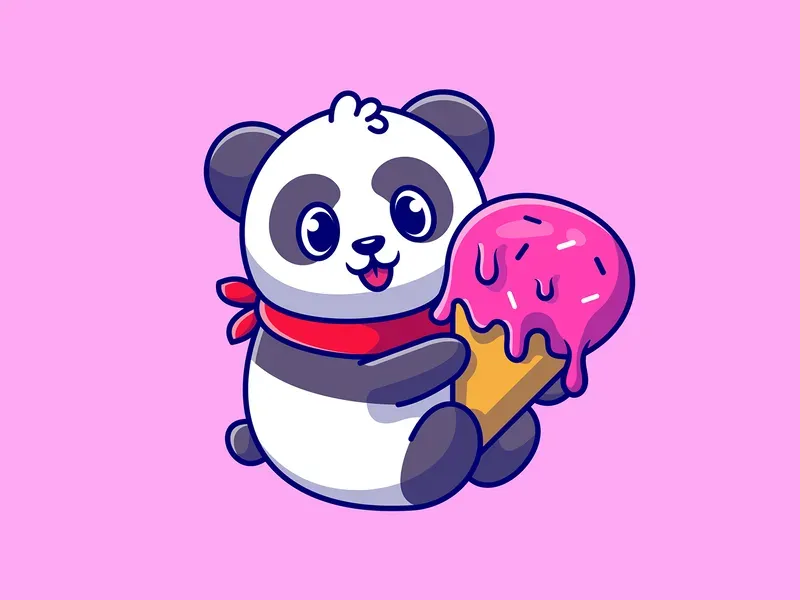 Hình ảnh chibi Panda 18