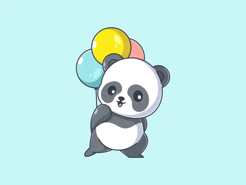 Hình ảnh chibi Panda 19