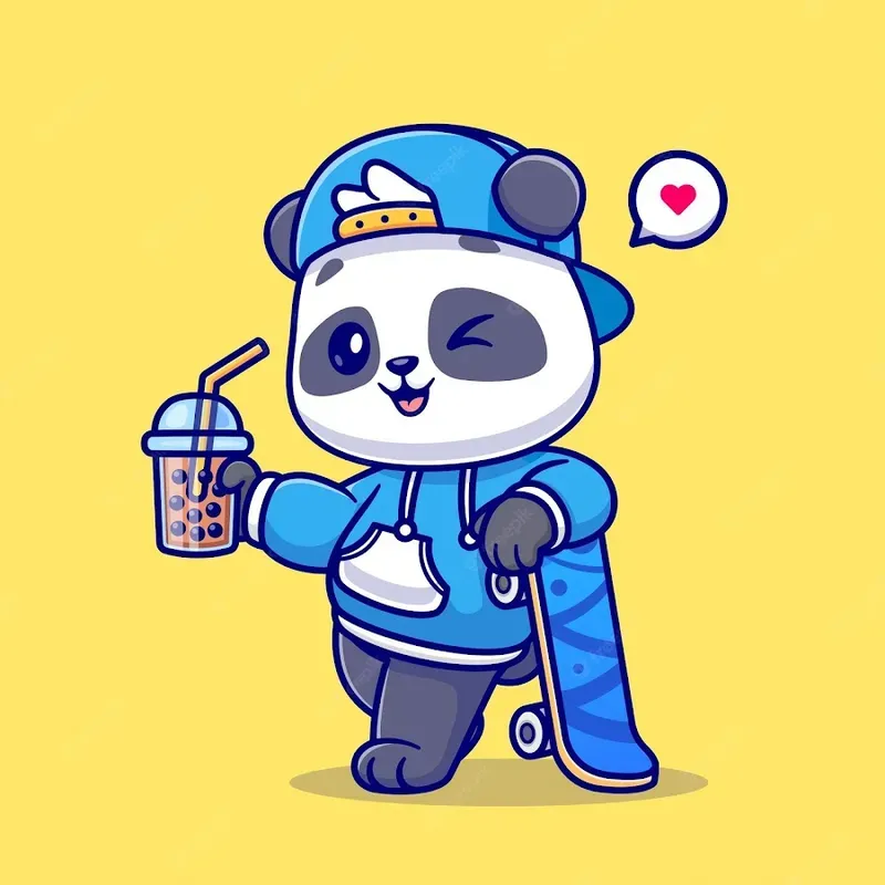 Hình ảnh chibi Panda 20