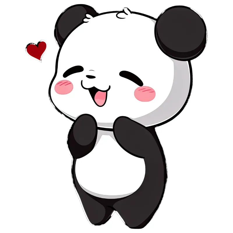 Hình ảnh chibi Panda 37