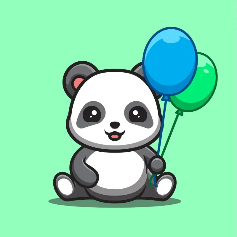 Hình ảnh chibi Panda 32