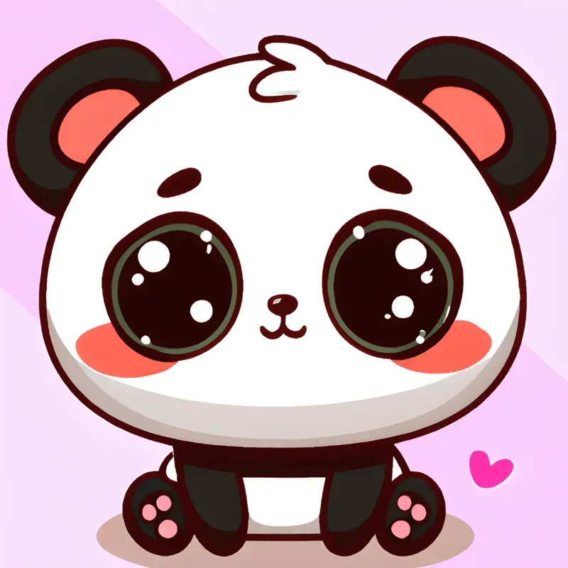 Hình ảnh chibi Panda 10