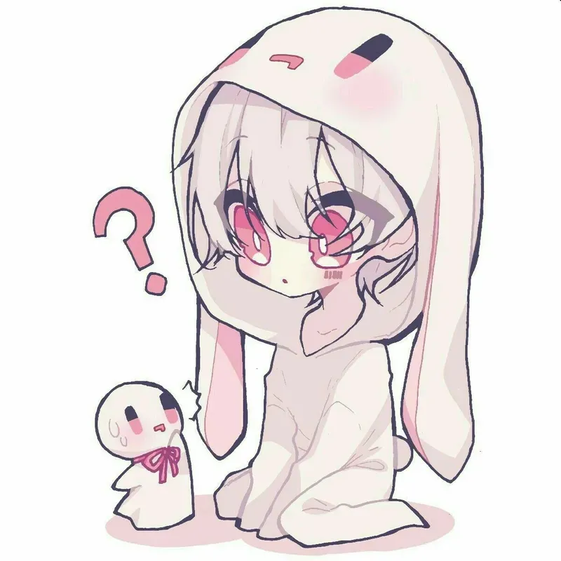 chibi thỏ cute 26