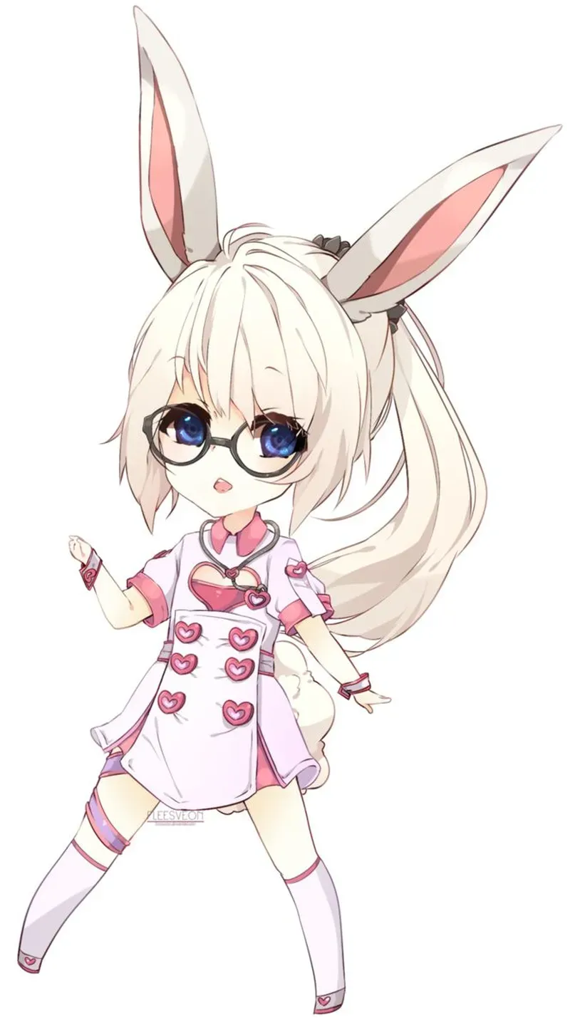 chibi thỏ cute 28