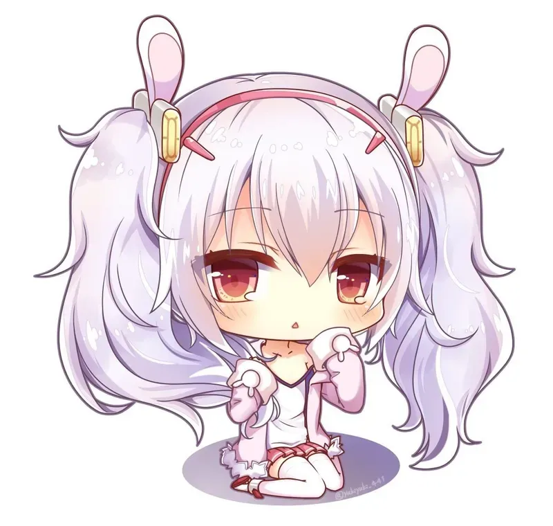 chibi thỏ cute 9