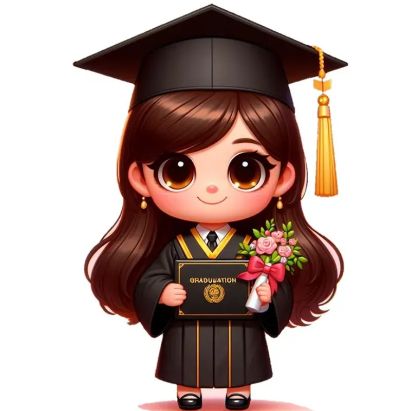 Hình ảnh chibi tốt nghiệp 35